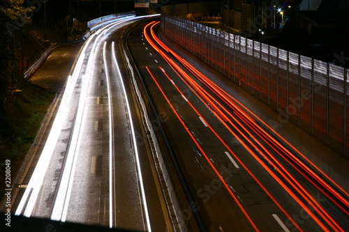nachts auf der autobahn