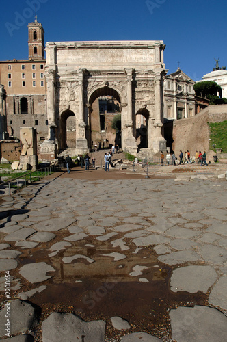 arco di settimo severo ai fori imperiali photo