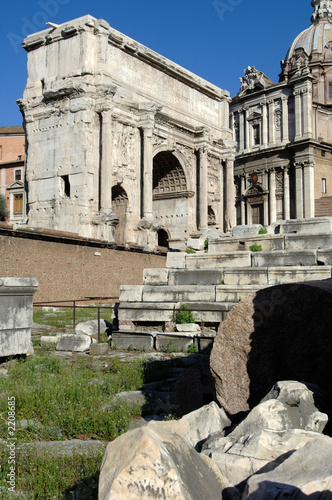 arco di settimo severo ai fori imperiali photo