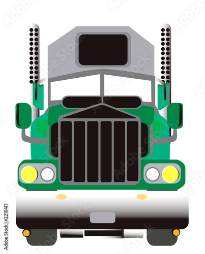 green truck