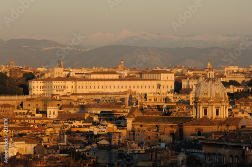 veduta di roma