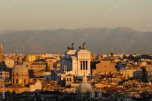 veduta di roma