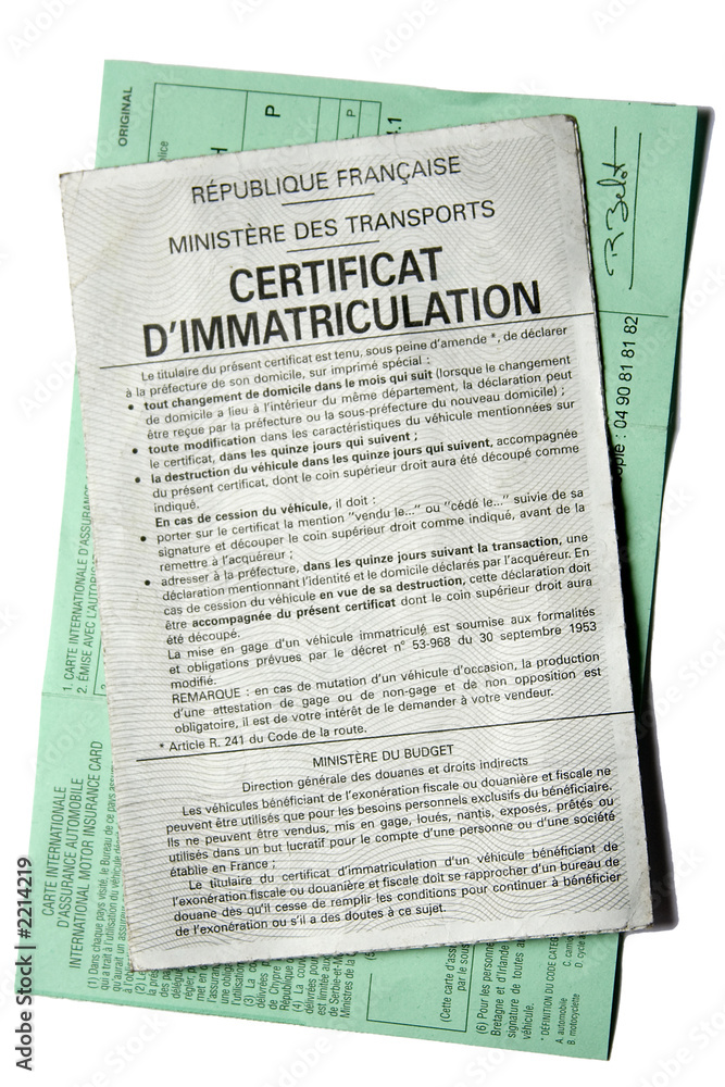 Naklejka premium permis de conduire