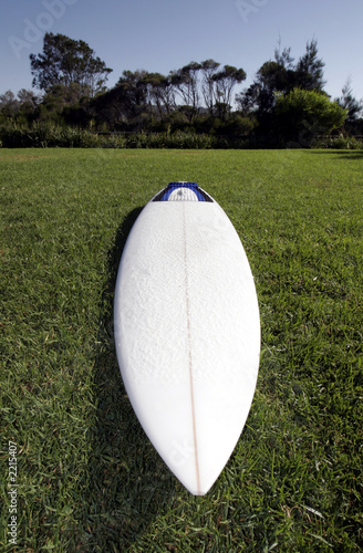 white surfboard