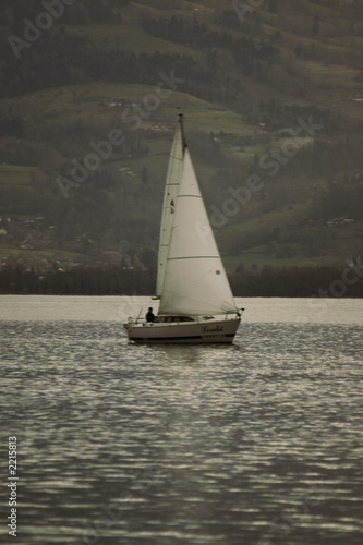 mountain sailboat