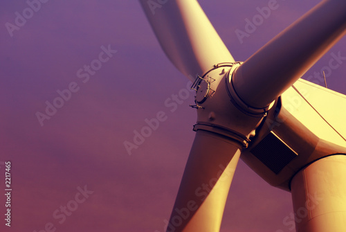 hélices et moteur éolienne photo