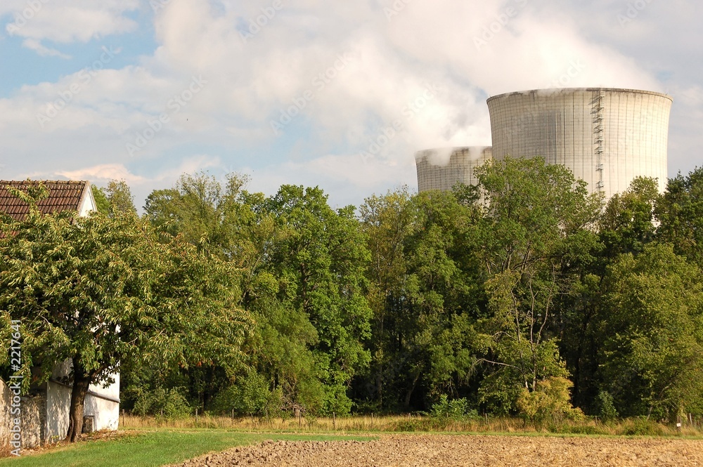 Obraz premium centrale nucléaire