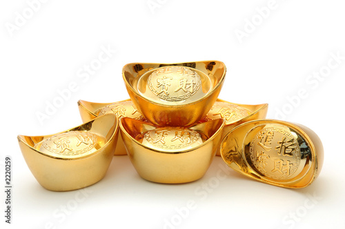 chinese gold ingots