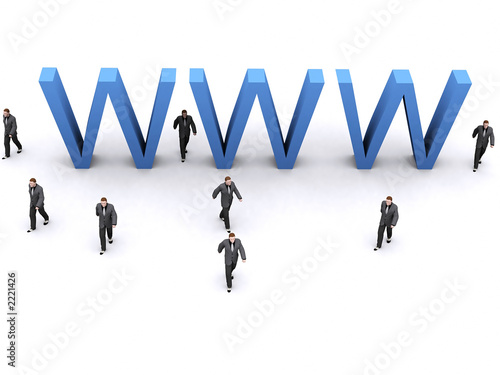 businessman around www