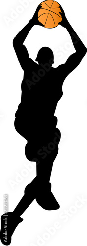 basketball player silhouette