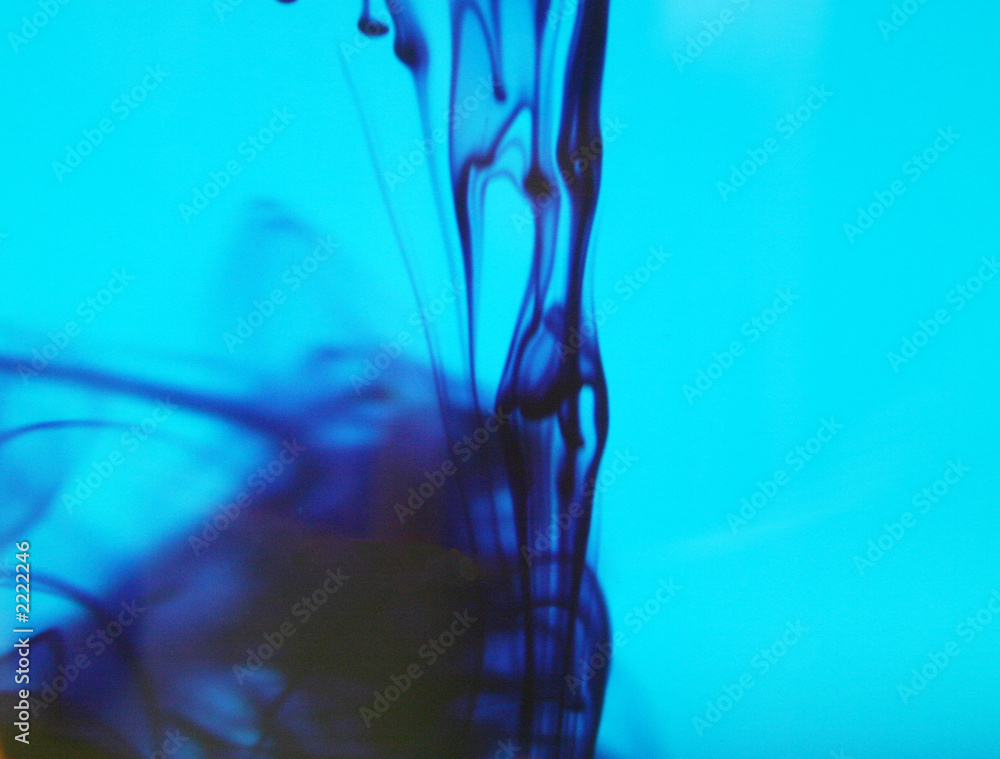 Photography chimie bleu