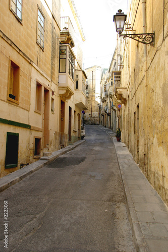 street in vittoriosa, malta © David Woolfenden