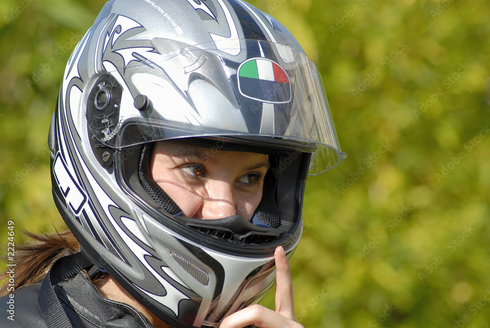 motard et casque motard et casque