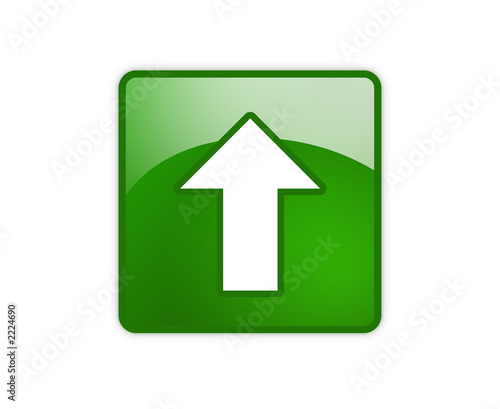 aqua button upload green