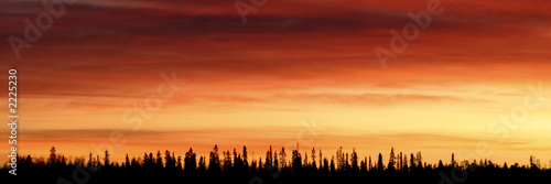 couleurs nordiques - coucher de soleil
