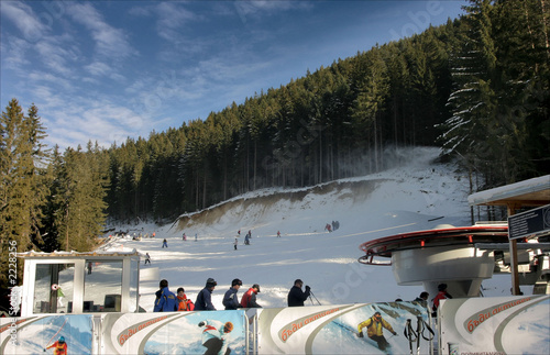 ski resort bansko in bulgary. photo