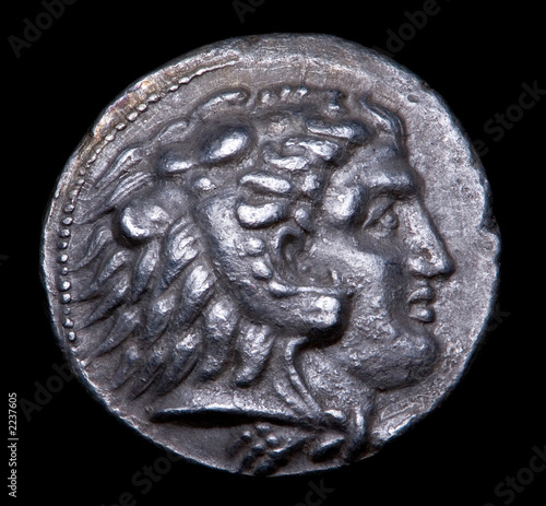 greek silver coin alexander