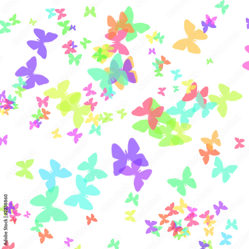 pastel butterfly wrapping paper