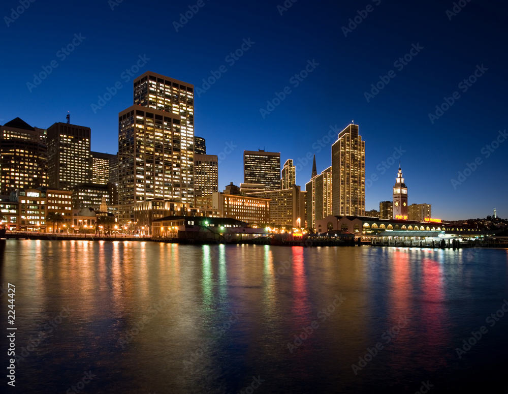 Fototapeta premium san francisco waterfront - night