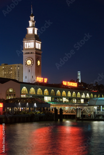 Canvas Print san francisco ferry building
