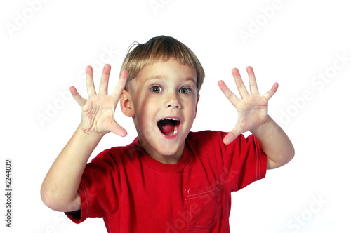 shocked boy