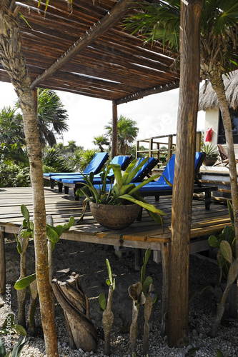 terrace of a cabana