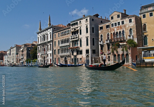 grand canal in venice  italy