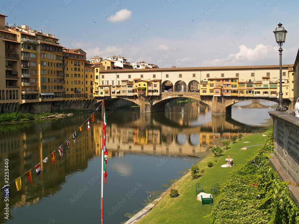 old bridge in florence, italy