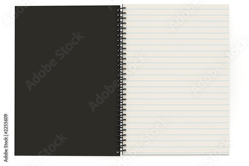 blank notebook