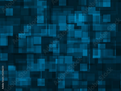 abstract background -- blue square
