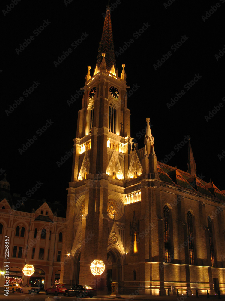 gothic cathedral at night gothic cathedral at night