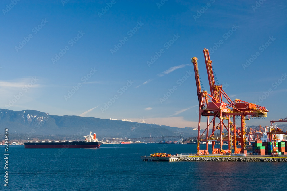 Fototapeta premium Harbour cranes