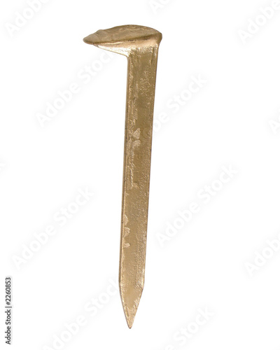 golden railroad spike two