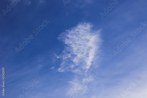 clouds in blue sky