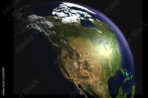planet earth from space (close-up)
