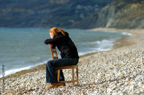 Bild auf Leinwand depressed