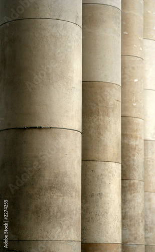 pillars at museum photo