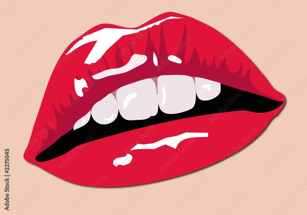 Fototapeta premium color lips