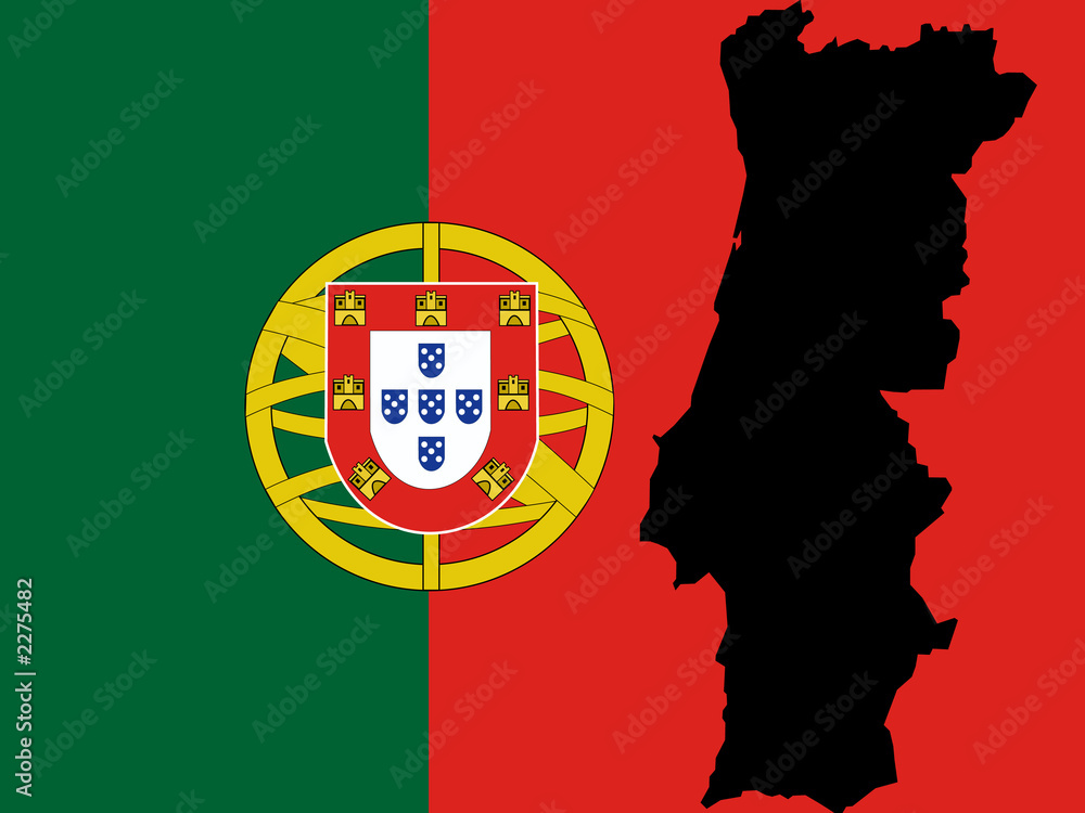 map of portugal