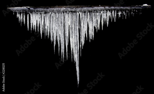 icicles gauss distribution