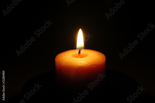 candle with dark background