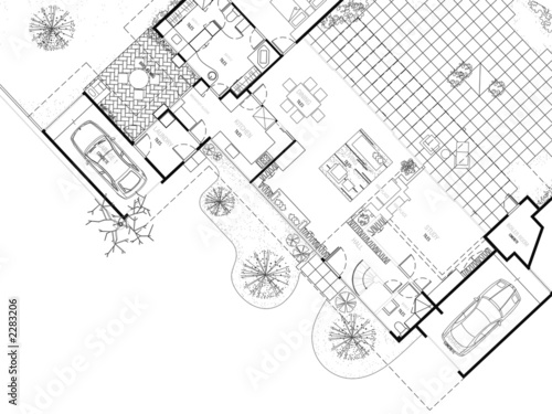 architecture floor plan background