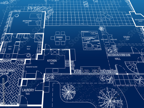 architecture floor plan background