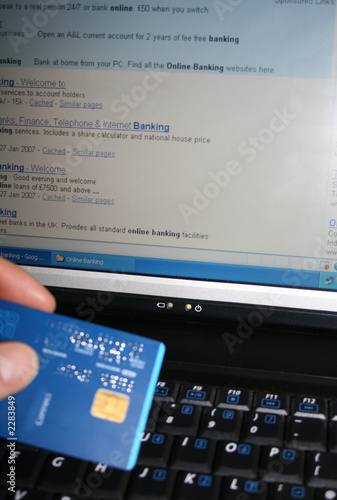internet banking with credit card