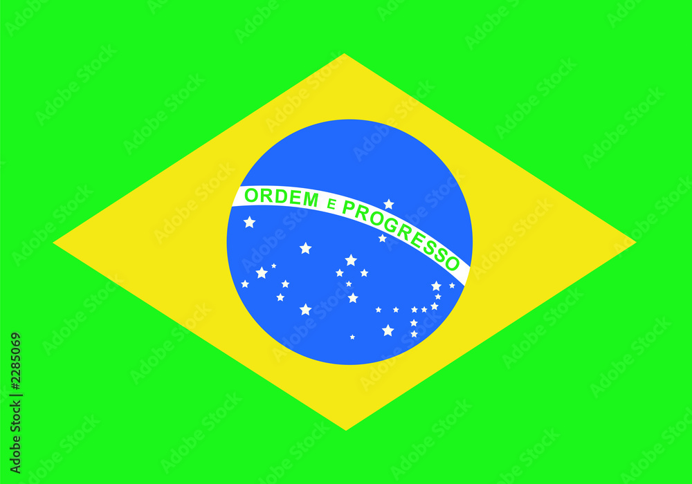 Obraz premium brazilian flag