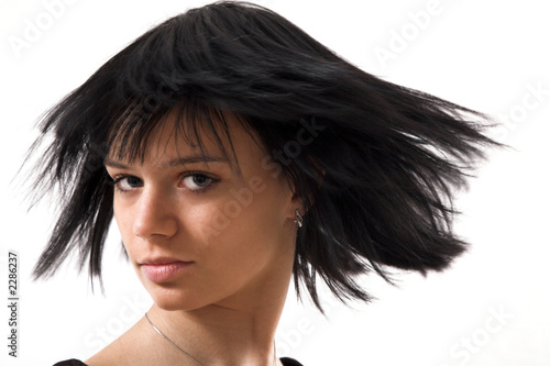 portrait of a young woman