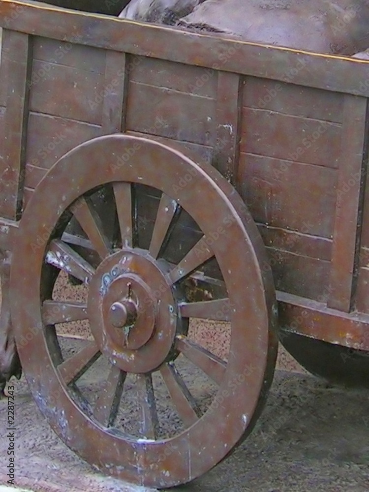 bull cart wheel