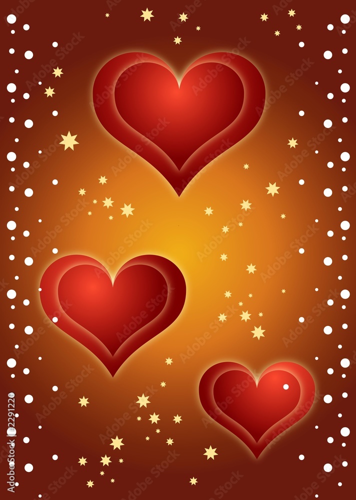 hearts background !