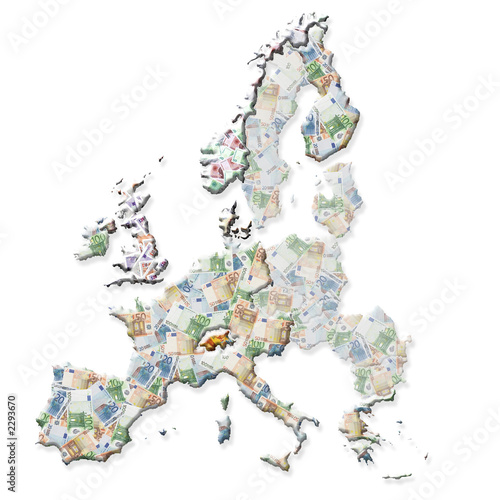 eurozone map photo