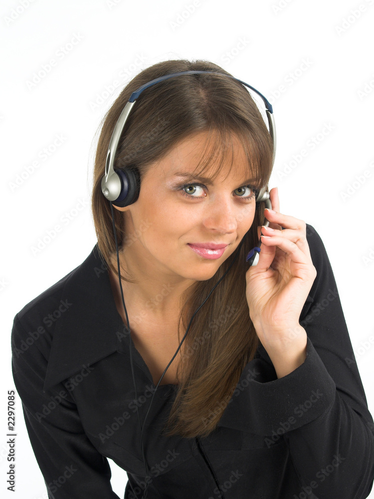 customer support woman customer support woman
